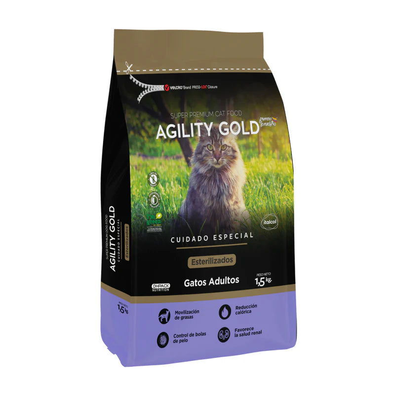 Agility gold gato esterilizado x 3kG