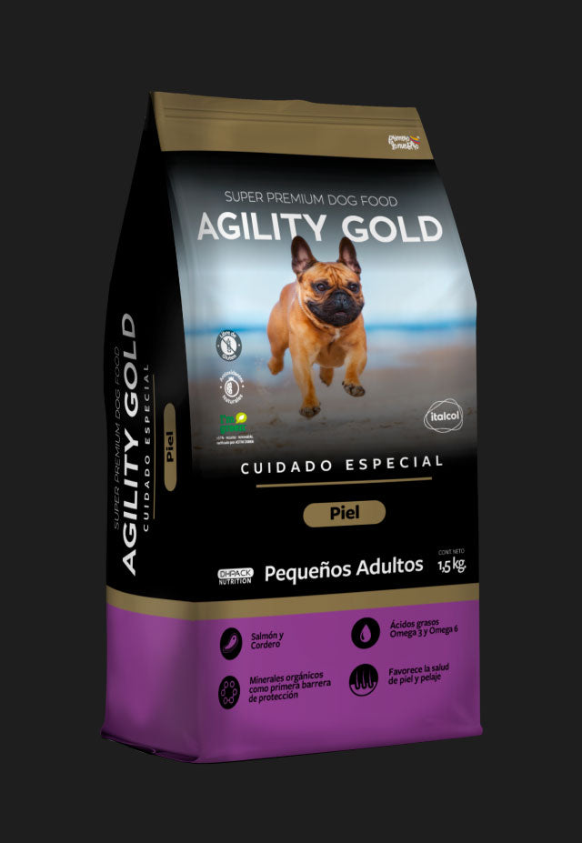 AGILITY PEQUEÑOS ADULTOS PIEL 3KG