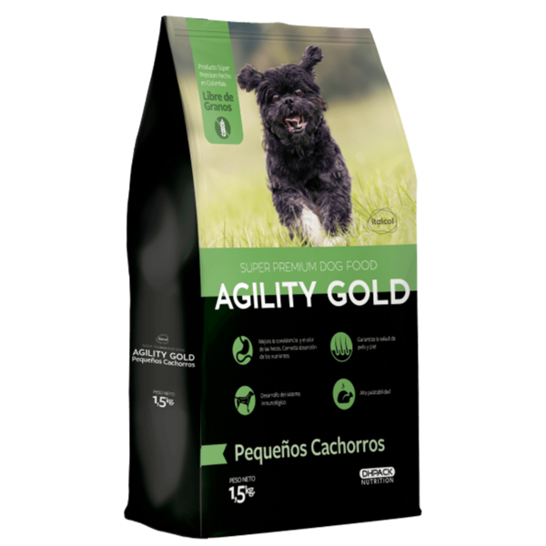 AGILITY PEQUEÑOS CACHORROS x 1.5 kg