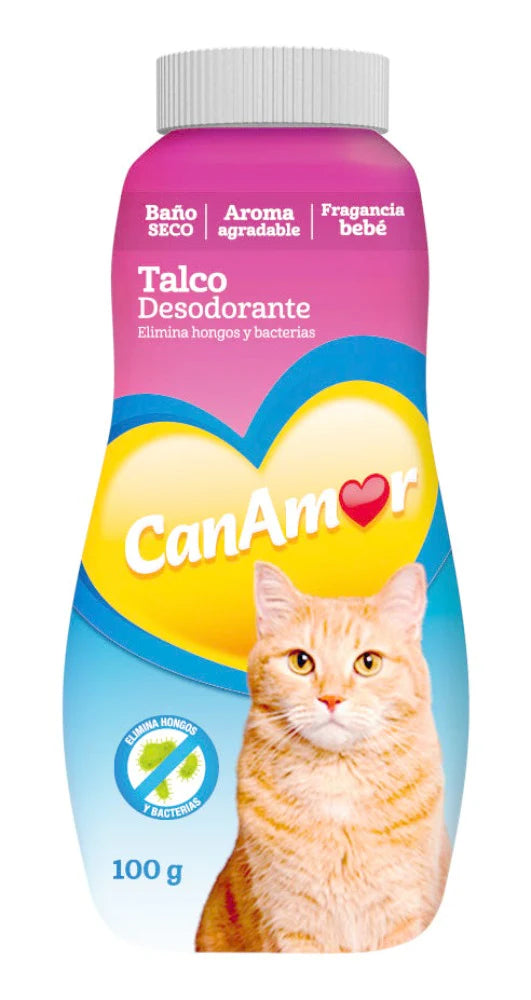 Canamor Talco Desodorante para Gatos