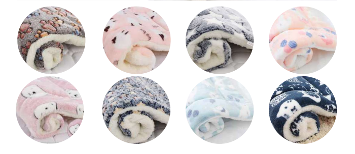 Cama Cojín con Diseños para Mascotas