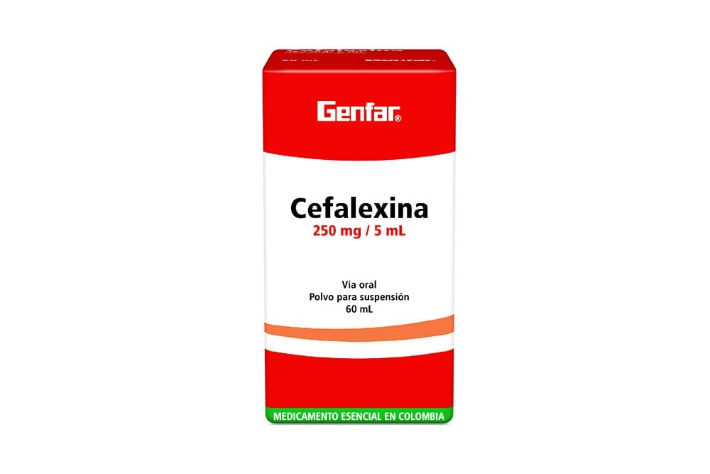 Cefalexina 250 mg/5ml para Mascotas