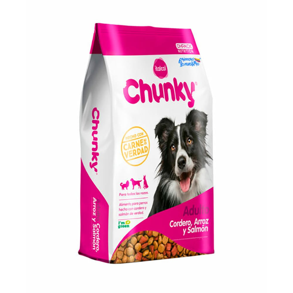 Chunky Adulto Salmón y Cordero x 12 kg