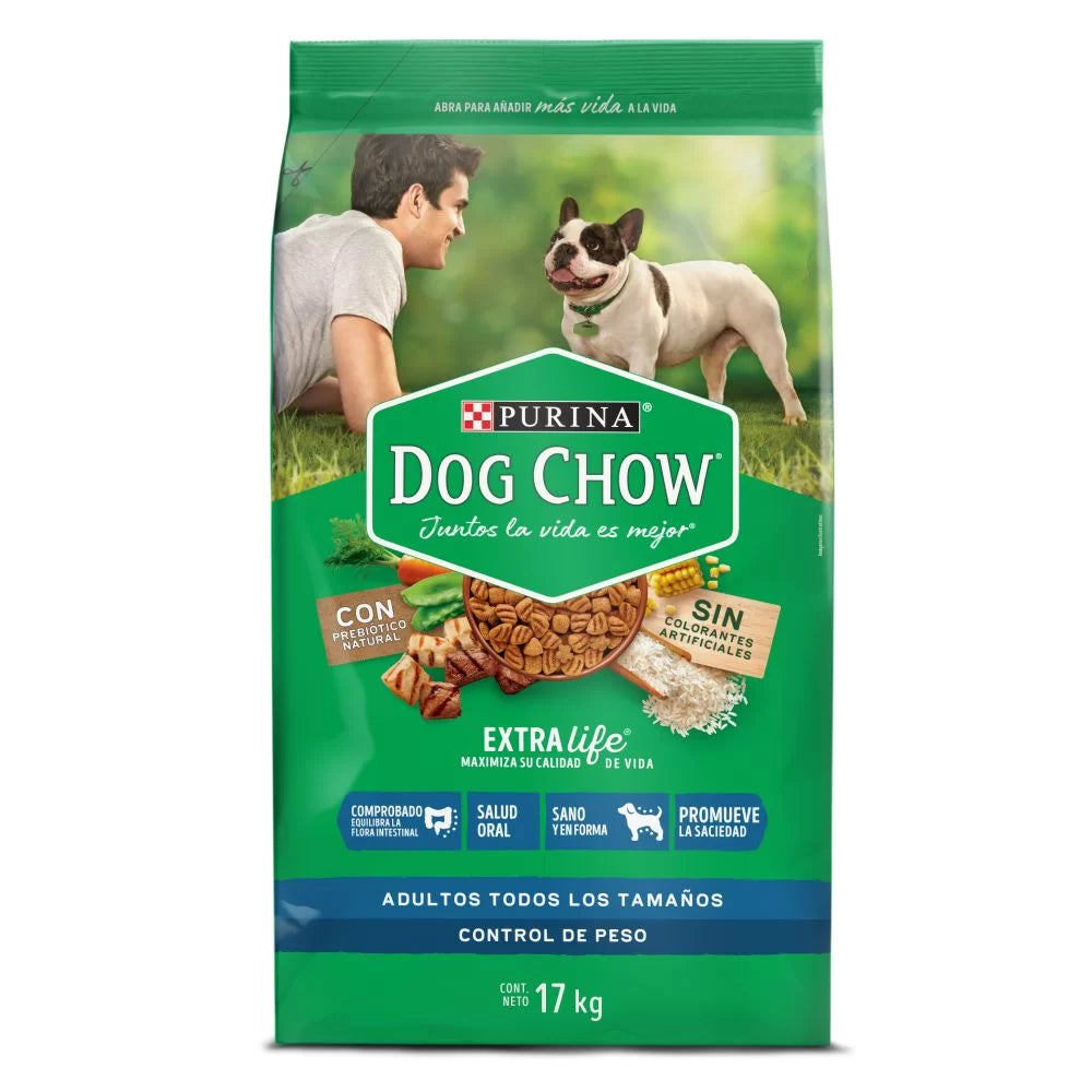 DOG CHOW Control de peso x 17 kg