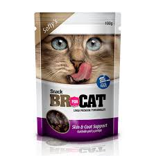 Galletas BR For Cat Cuidado de Piel y Pelaje 100 gr